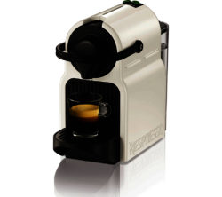 NESPRESSO  XN101140 Nespresso Inissia Coffee Machine & Aeroccino - White
